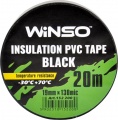Фото Лента изоляционная Winso 19 мм x 20 м Black (152200)