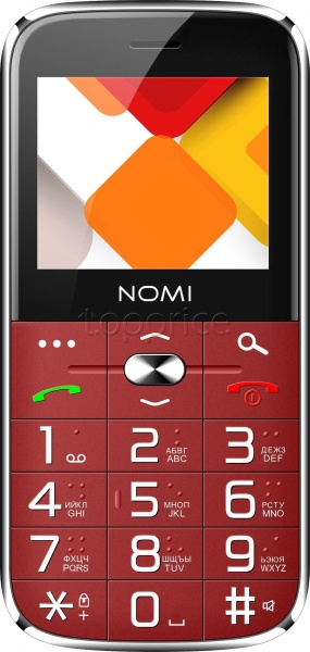 Фото Мобильный телефон Nomi i220 Dual Sim Red