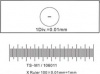 Фото товара Калибровочная линейка Sigeta Slide-1 X 1мм/100 Div.x0.01мм (65654)