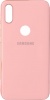 Фото товара Чехол для Samsung Galaxy A40 A405 Original Silicone Joy touch Pink тех.пак (RL058884)