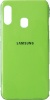 Фото товара Чехол для Samsung Galaxy A40 A405 Original Silicone Joy touch Green тех.пак (RL058887)