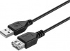 Фото товара Кабель USB2.0 AM -> AF KITs 1.8 м Black (KITS-W-005)