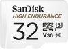 Фото товара Карта памяти micro SDHC 32GB SanDisk High Endurance C10 U3 V30 (SDSQQNR-032G-GN6IA)