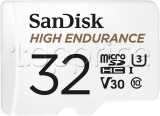 Фото Карта памяти micro SDHC 32GB SanDisk High Endurance C10 U3 V30 (SDSQQNR-032G-GN6IA)