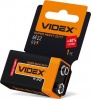 Фото товара Батарейки Videx Krona/6F22 Shrink Card 1 шт.