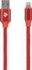 Фото товара Кабель USB -> Lightning 2E Fur 1 м Red (2E-CCLAC-RED)