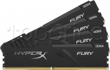 Фото Модуль памяти HyperX DDR4 64GB 4x16GB 2666MHz Fury Black (HX426C16FB3K4/64)