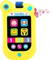 Фото Игрушка музыкальная BeBeLino Интерактивный смартфон желтый (58160)