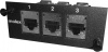 Фото товара Адаптерная пластина Molex 3xModule DG STP adapter plate, Unloaded Black (AFR-00441)