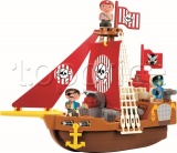Фото Конструктор Ecoiffier Корабль с пиратами (003023)