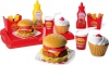 Фото товара Игровой набор Ecoiffier Гамбургер с посудой (002623)