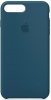 Фото товара Чехол для iPhone 8 Plus Apple Silicone Case High Copy Cosmos Blue Реплика (RL060036)