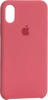 Фото товара Чехол для iPhone Xs Apple Silicone Case High Copy Camellia Red Реплика (RL060038)