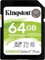 Фото Карта памяти SDXC 64GB Kingston Canvas Select Plus C10 UHS-I U1 (SDS2/64GB)