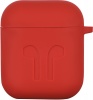 Фото товара Чехол для наушников 2E для AirPods Pure Color Imprint (1.5mm) Rose Red (2E-AIR-PODS-IBSI-1.5-RRD)