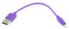 Фото товара Кабель USB -> Lightning Manhattan 0.15 м Purple (394451)