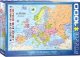 Фото Пазл EuroGraphics Карта Европы (6000-0789)