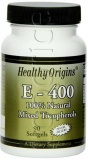 Фото Витамин Е Healthy Origins Смесь токоферолов E-400 МЕ 90 капсул (HO15144)