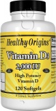 Фото Витамин D3 Healthy Origins 2000IU 120 капсул (HO15374)