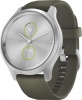 Фото товара Смарт-часы Garmin Vivomove Style Silver Aluminum Case/Moss Silicone Band (010-02240-21/01)
