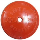Фото Диск для штанги Inter Atletika Plastic 5 кг (ST 520-4)