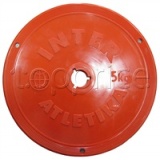 Фото Диск для штанги Inter Atletika Color Plastic 5 кг (ST 521-4)
