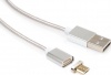 Фото товара Кабель USB2.0 AM -> micro-USB Vinga 1 м Magnetic (VCPDCMMAG1S)