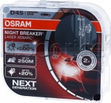 Фото Ксеноновая лампа Osram D4S 66440XNL Night Breaker Laser +200% (2 шт.)