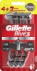 Фото товара Бритвенные станки одноразовые Gillette BLUE 3 Red 4+2 шт. (7702018516759)