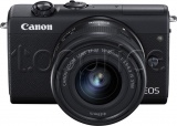 Фото Цифровая фотокамера Canon EOS M200 + 15-45 IS STM Black (3699C027)