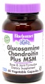 Фото Комплекс Bluebonnet Nutrition Глюкозамин и хондроитин с МСМ 60 капсул (BLB1117)