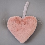 Фото Декор YES! Fun Сердце пушистое розовое 15 см (973553)