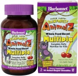 Фото Мультивитамины Bluebonnet Nutrition Rainforest Animalz для детей Вишня 90 жев. конфет (BLB0184)