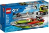 Фото товара Конструктор LEGO City Great Vehicles Транспортировщик скоростных катеров (60254)