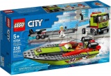 Фото Конструктор LEGO City Great Vehicles Транспортировщик скоростных катеров (60254)