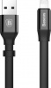 Фото товара Кабель USB -> Lightning/micro-USB Baseus 2in1 Portable Cable 0.23 м Black (CALMBJ-01)