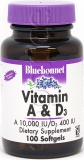 Фото Комплекс Bluebonnet Nutrition Витамин А и D3 10000IU/400IU 100 капсул (BLB0300)