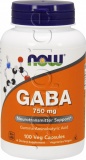Фото GABA Now Foods 750 мг 100 капсул (NF0089)