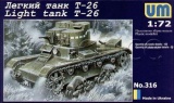 Фото Модель UMT Советский легкий танк Т-26 (UMT316)