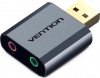 Фото товара Звуковая карта USB Vention Sound Card 7.1 Channel Gray (VAB-S18-H)