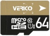 Фото товара Карта памяти micro SDXC 64GB Verico UHS-1+SD card only (1MCOV-MDX963-NN)