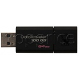 Фото USB флеш накопитель 64GB Kingston DataTraveler 100G3 Black (DT100G3/64GB)