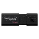 Фото USB флеш накопитель 16GB Kingston DataTraveler 100G3 Black (DT100G3/16GB)