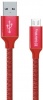 Фото товара Кабель USB AM -> micro-USB ColorWay 2 м Red (CW-CBUM009-RD)