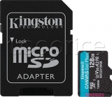 Фото Карта памяти micro SDXC 128GB Kingston Canvas Go! Plus C10 UHS-I U3 A2 (SDCG3/128GB)