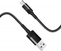 Фото Кабель USB2.0 AM -> USB Type C Grand-X FC-03 1м Black (FC-03)