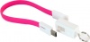 Фото товара Кабель USB AM -> USB Type C Extradigital 0.18 м Pink (KBU1788)