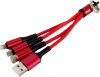 Фото товара Кабель USB -> Lightning/micro-USB/Type C Extradigital 0.12 м (KBU1759)