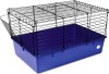 Фото товара Клетка Природа Кролик 70 черная/синяя 70x45x40 см (PR241507)