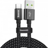 Фото товара Кабель USB2.0 AM -> USB Type C Baseus Double Fast Charging 1 м Black (CATKC-A01)